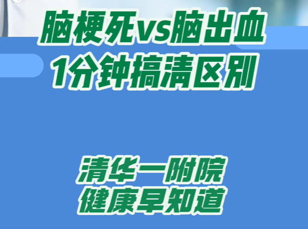 脑梗死vs脑出血 1分钟搞清区别